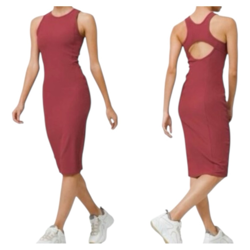 Lululemon Brunch and Back Dress in
Chianti Women Size  6